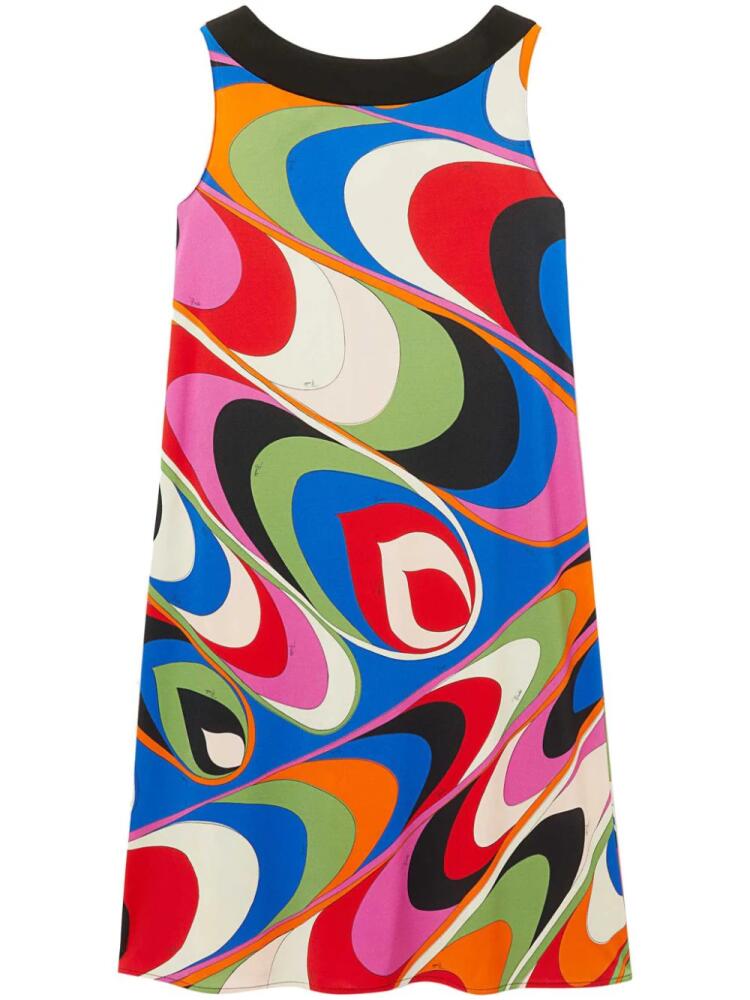 PUCCI Onde-print shift minidress - Multicolour Cover