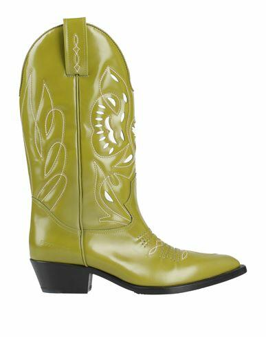 Dsquared2 Woman Boot Acid green Calfskin Cover