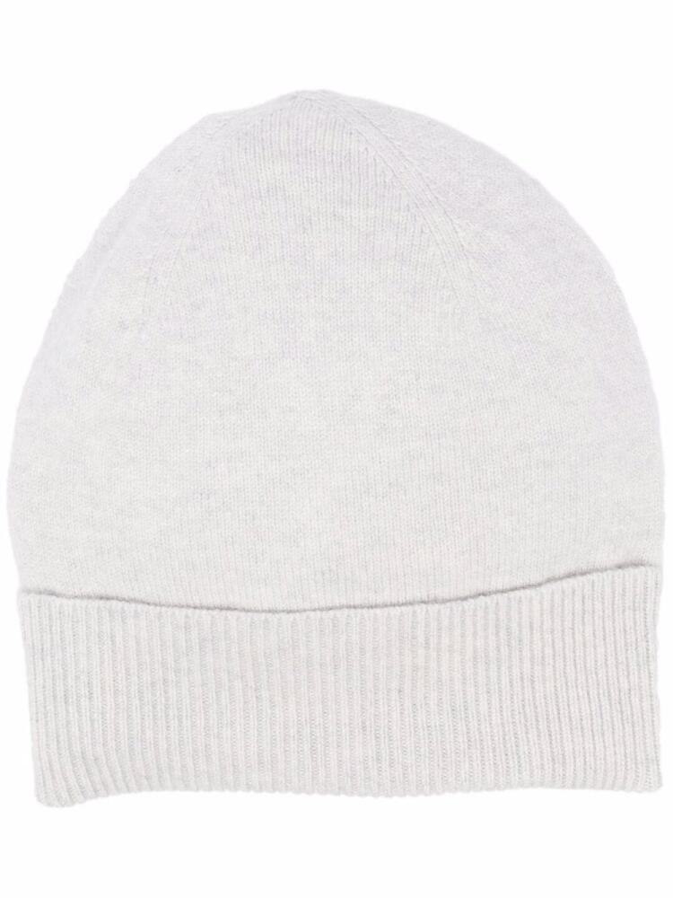 Barrie cashmere beanie hat - Grey Cover