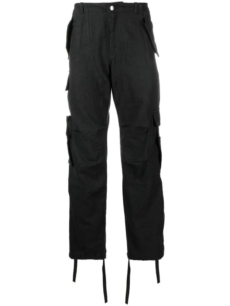 RHUDE straight-leg cargo trousers - Black Cover