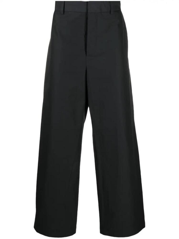 Nanushka wide-leg cotton trousers - Black Cover