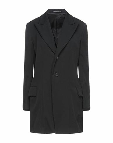 Yohji Yamamoto Woman Blazer Black Wool Cover