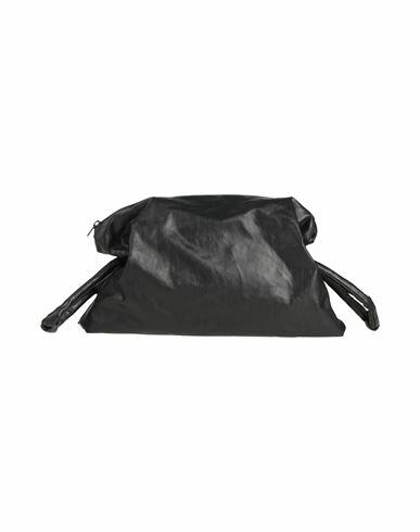 Kassl Editions Woman Handbag Black Cotton, Polyurethane, Elastane Cover