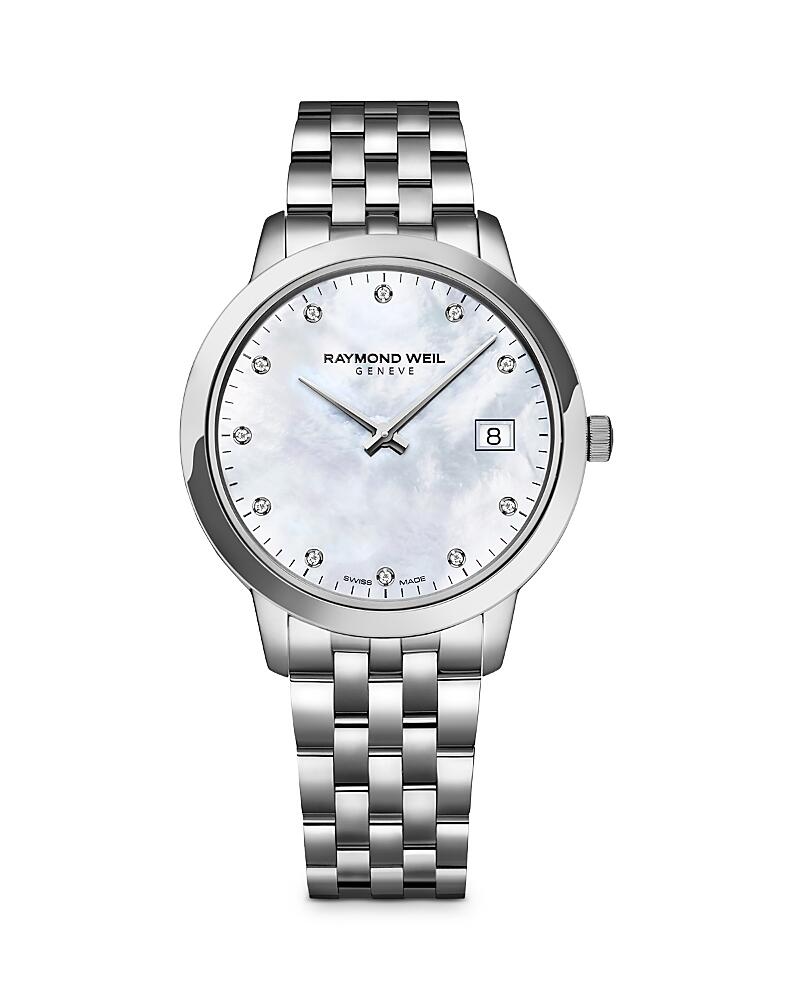 Raymond Weil Toccata Mother-of-Pearl & Diamond Watch, 34mm Cover