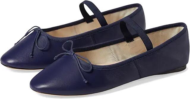 Loeffler Randall Leonie Soft Ballet Flat (Navy) Women's Shoes Cover