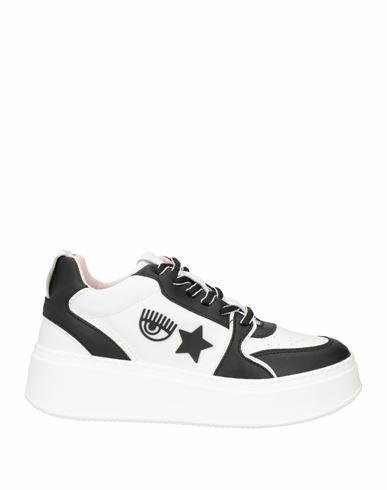 Chiara Ferragni Woman Sneakers Black Leather Cover