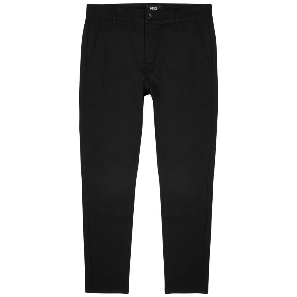 Paige Stafford Slim-leg Jersey Trousers - Black Cover