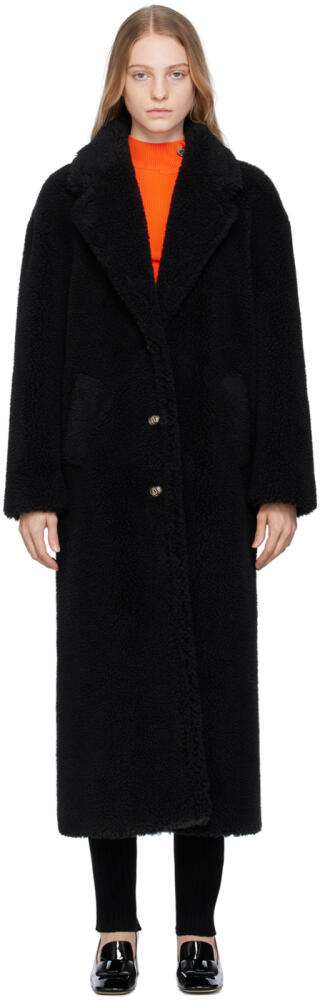 Moschino Jeans Black Button Coat Cover