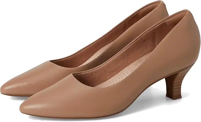 Clarks Kepley Vine (Warm Beige Leather) High Heels Cover