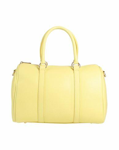 Laura Di Maggio Woman Handbag Yellow Leather Cover