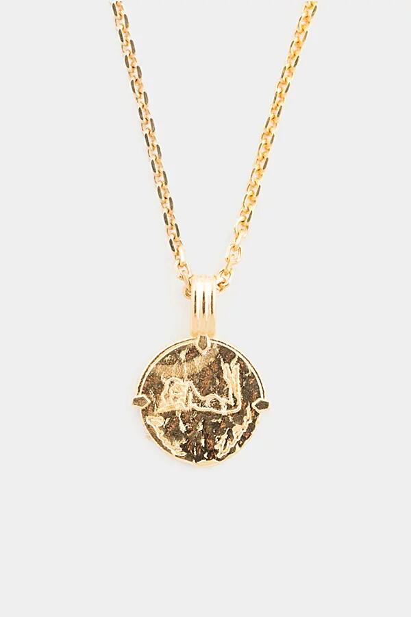 Deux Lions Jewelry Gold Zodiac Necklace in Scorpio Cover