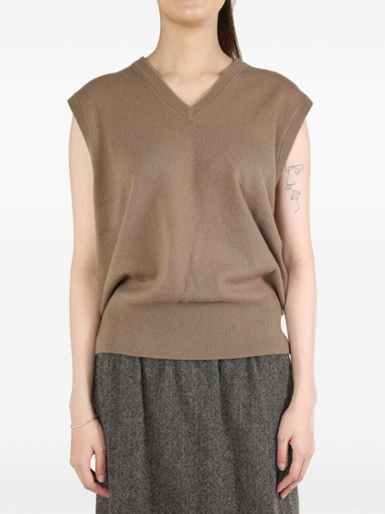 extreme cashmere Spencer vest - Brown Cover