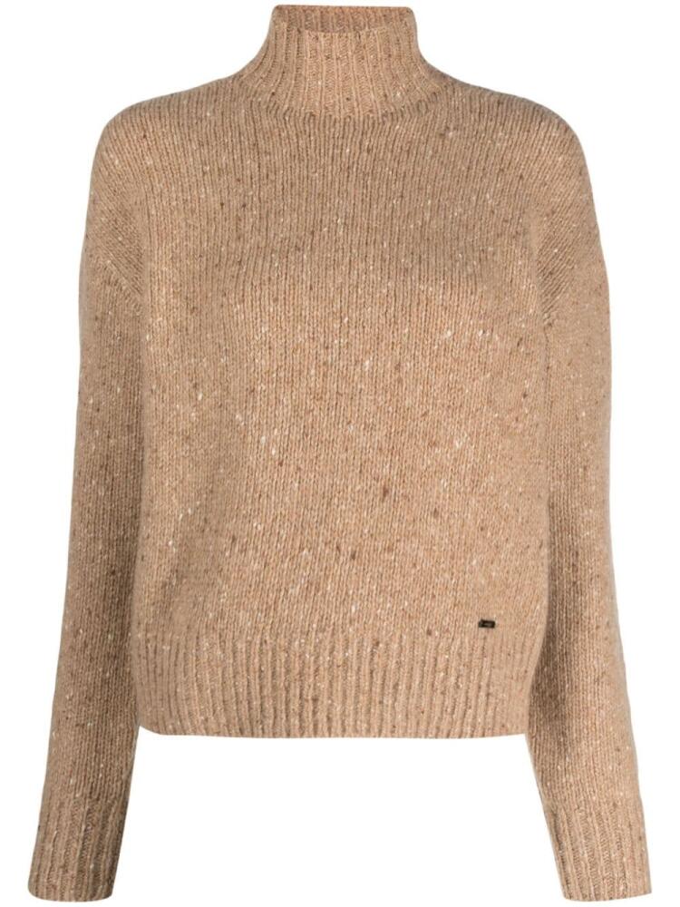 Akris mélange-effect cashmere jumper - Neutrals Cover