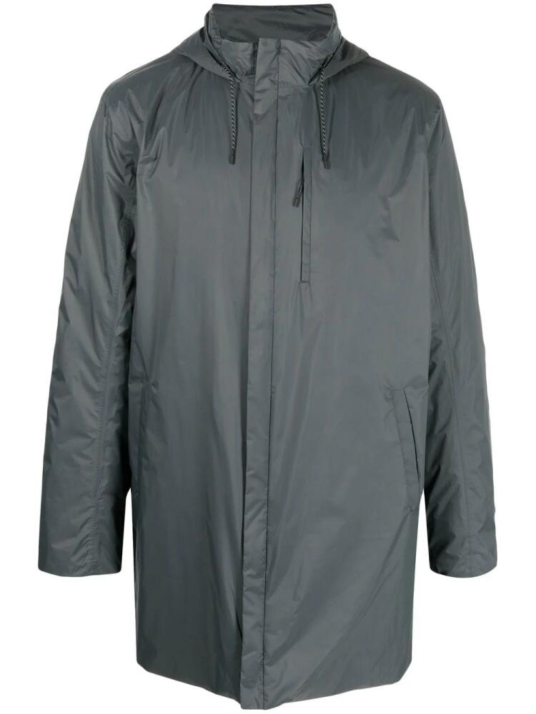 Rains zip-up hooded raincoat - Grey Cover