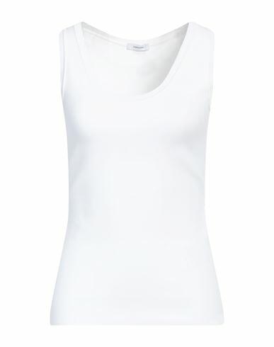 Ferragamo Woman Tank top White Viscose, Polyester, Polyamide, Elastane Cover