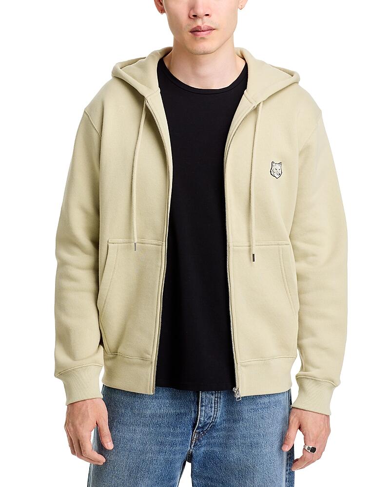 Maison Kitsune Zip Front Logo Hoodie Cover