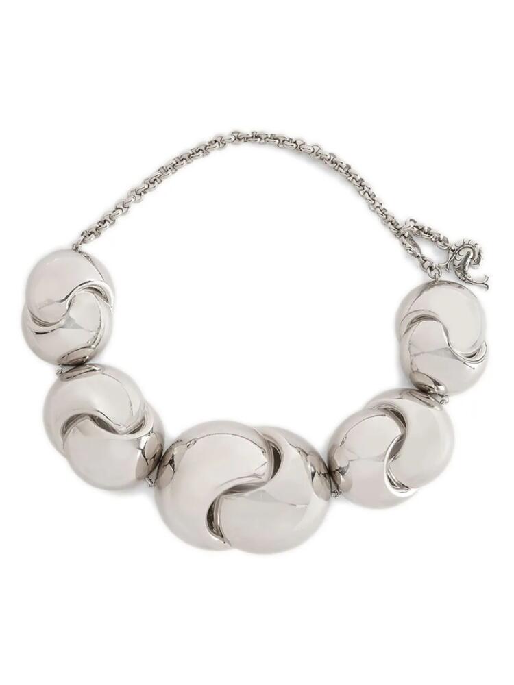 PUCCI sphered oversized choker - Silver Cover