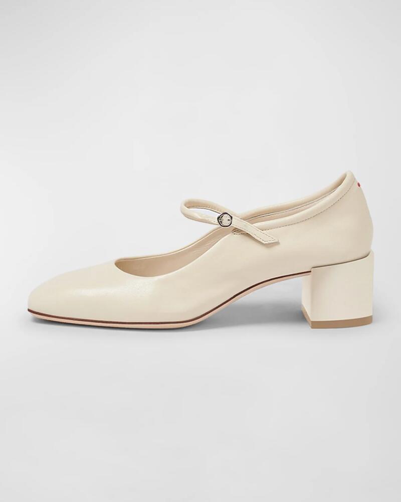 Aeyde Aline Square-Toe Mary Jane Pumps Cover