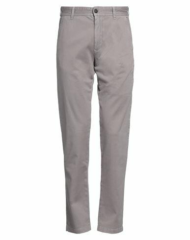 Belstaff Man Pants Dove grey Cotton, Elastane Cover