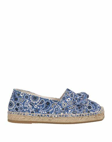 Charlotte Olympia Woman Espadrilles Blue Textile fibers Cover