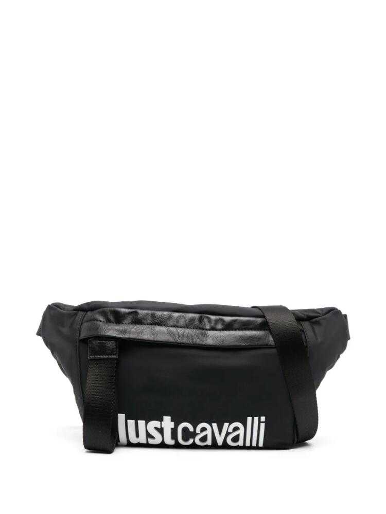 Just Cavalli logo-embossed zip-up belt bag - Black Cover