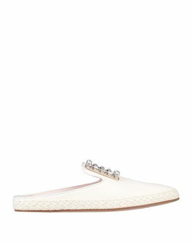 Roger Vivier Woman Mules & Clogs Ivory Soft Leather Cover