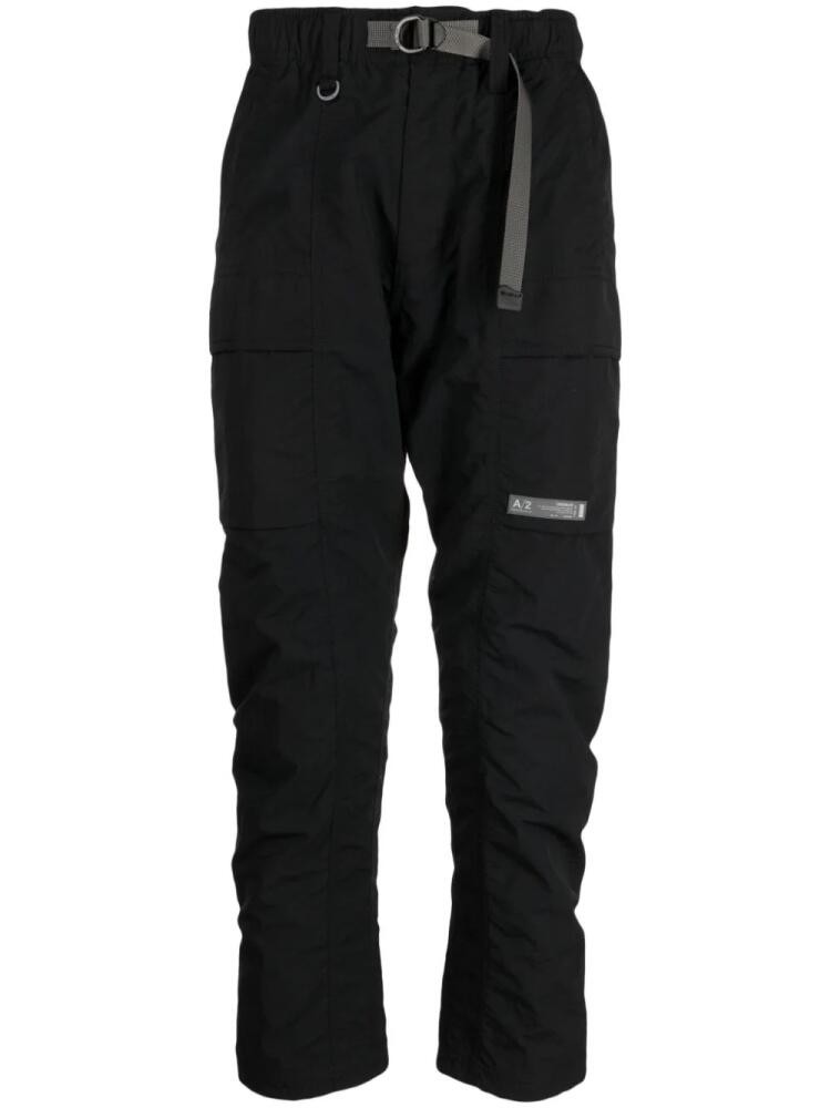 CHOCOOLATE straight-leg belted cargo trousers - Black Cover