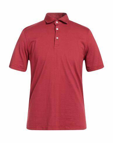 Fedeli Man Polo shirt Red Organic cotton Cover