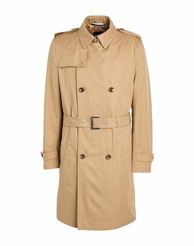 Boss Man Overcoat & Trench Coat Camel Cotton Cover