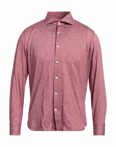 Sonrisa Man Shirt Burgundy Size 15 ¾ Cotton Cover