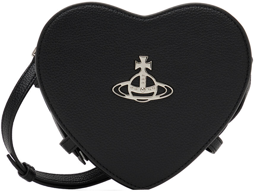 Vivienne Westwood Black Louise Heart Crossbody Bag Cover