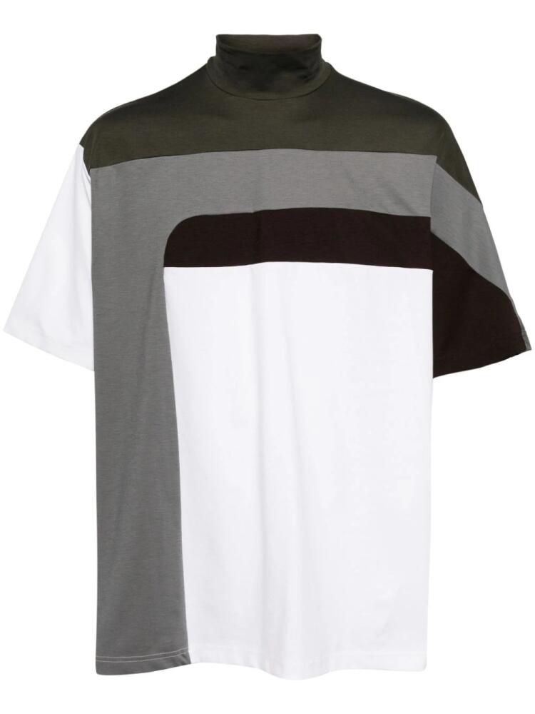 Kolor colour-block jersey T-shirt - Multicolour Cover