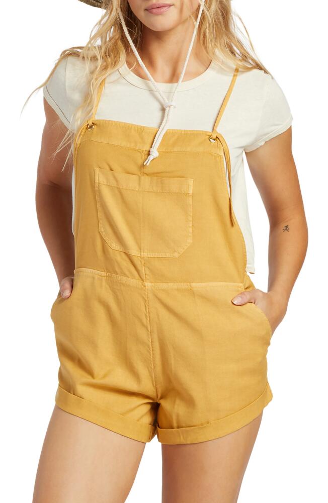 Billabong Wild Pursuit Short Overalls in Wild Honey Cover