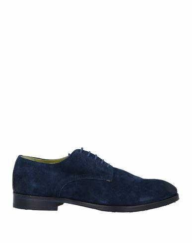 Jp/david Man Lace-up shoes Blue Soft Leather Cover