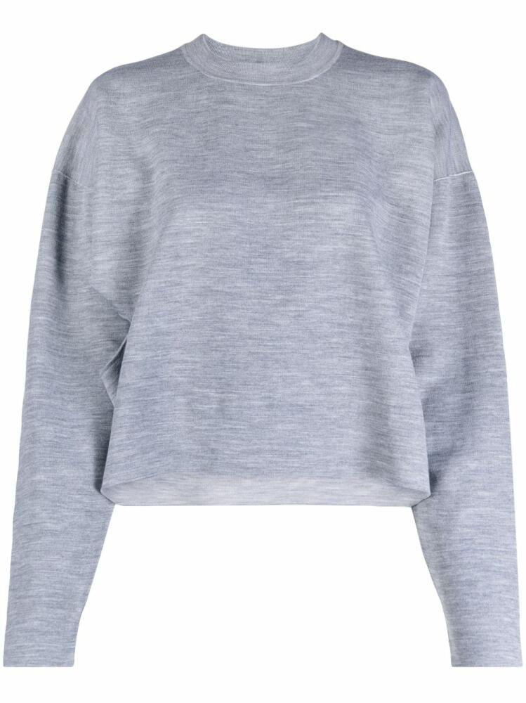 FENDI cut-out-detailing cropped jumper - Grey Cover