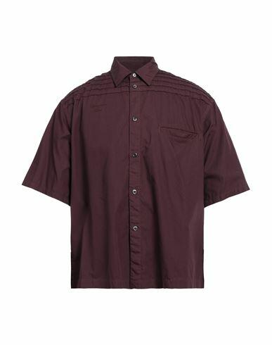 Undercover Man Shirt Deep purple Cotton Cover