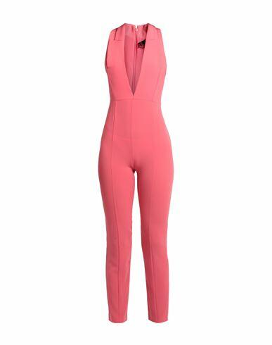 Patrizia Pepe Sera Woman Jumpsuit Coral Polyester, Elastane Cover