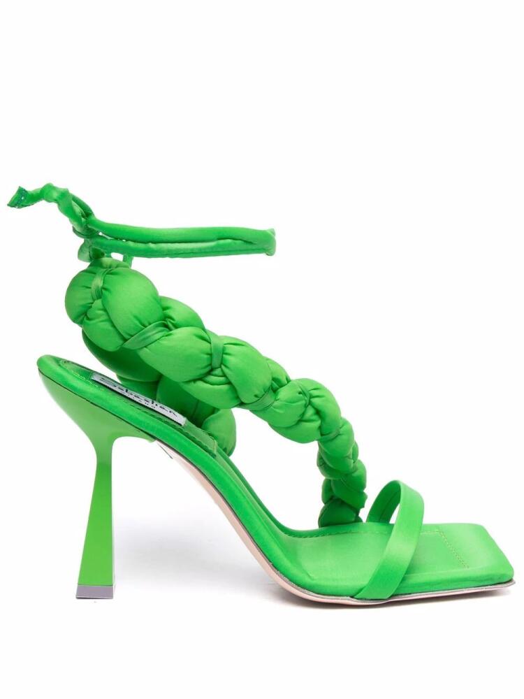 Sebastian Milano braided strap sandals - Green Cover