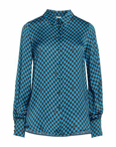 True Royal Woman Shirt Blue Viscose Cover