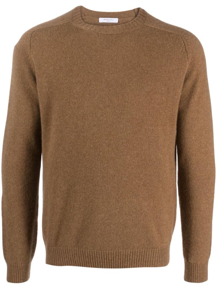 Boglioli long-sleeve cashmere jumper - Brown Cover