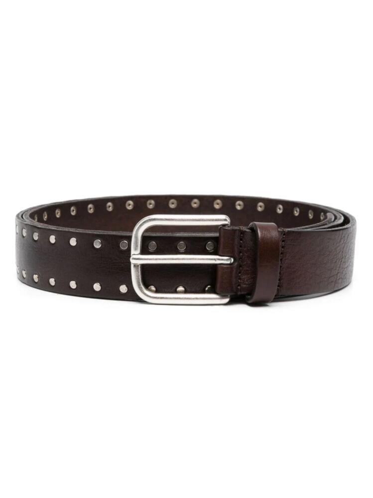 Anderson's studded leather belt - Brown Cover