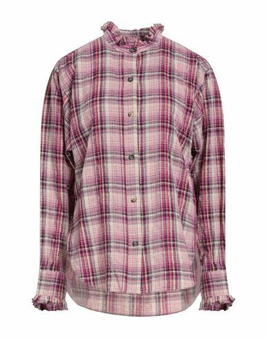 Marant Étoile Woman Shirt Pink Cotton, Linen Cover