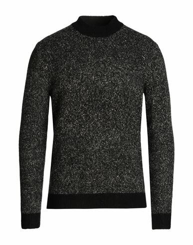 Jack & Jones Man Sweater Black Recycled polyester, Acrylic, Wool, Elastane Cover