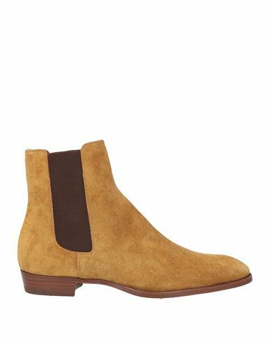 Celine Man Ankle boots Ocher Calfskin Cover