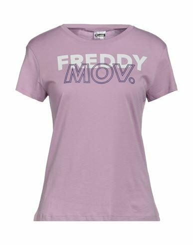 Freddy Woman T-shirt Lilac Cotton, Modal Cover