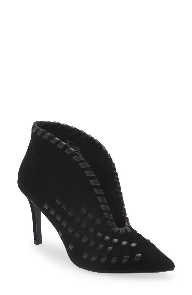 Cecelia New York Merrick Pointed Toe Bootie in All Black Cover