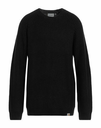 Carhartt Man Sweater Black Viscose, Polyester, Acrylic, Nylon, Wool Cover