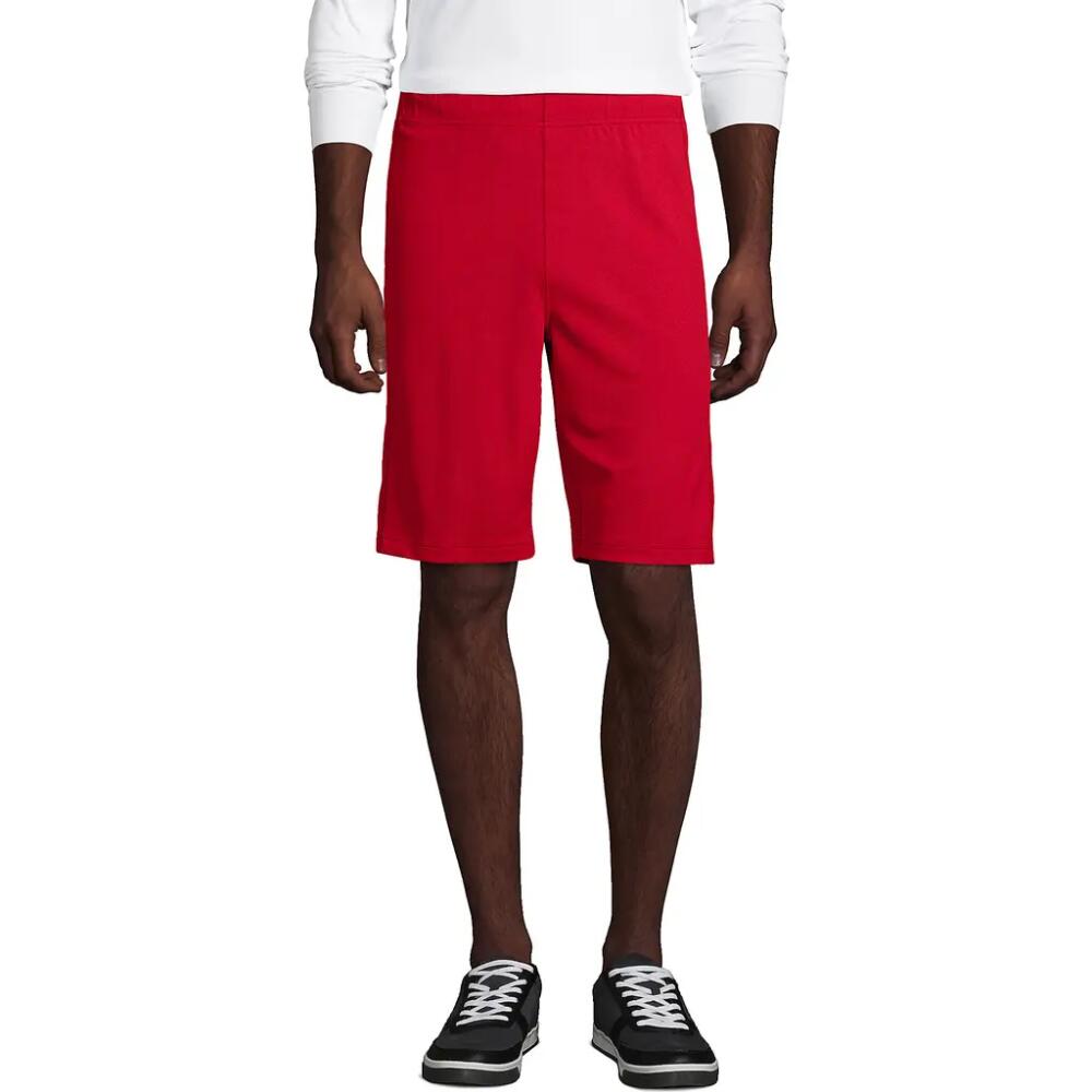 Lands' End School Uniform Mesh Gym Shorts in Red Cover