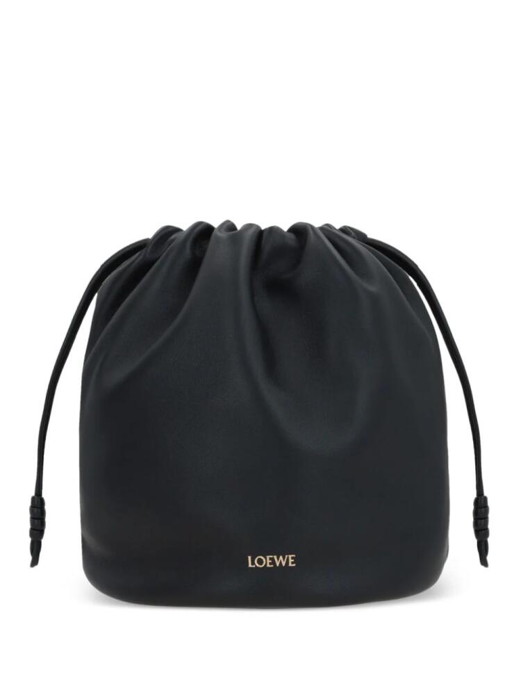 LOEWE small Flamenco bucket bag - Black Cover