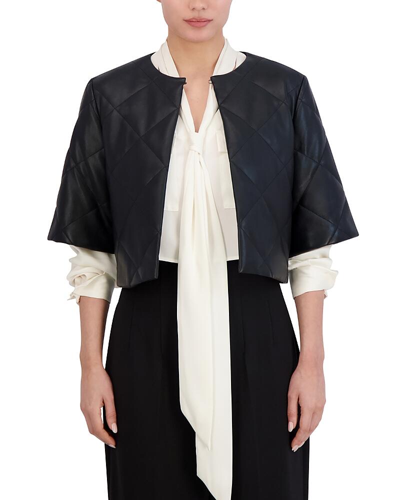 Bcbgmaxazria Cropped Faux Leather Jacket Cover